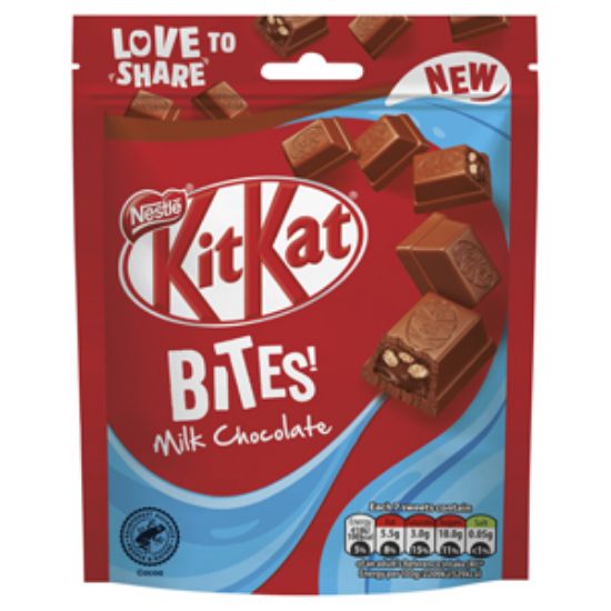 Picture of Pouch Kit Kat Bites Milk Choc  Nestle 90g x8